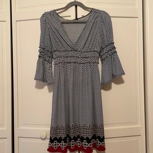 Max Edition dress with three quarter length sleeve